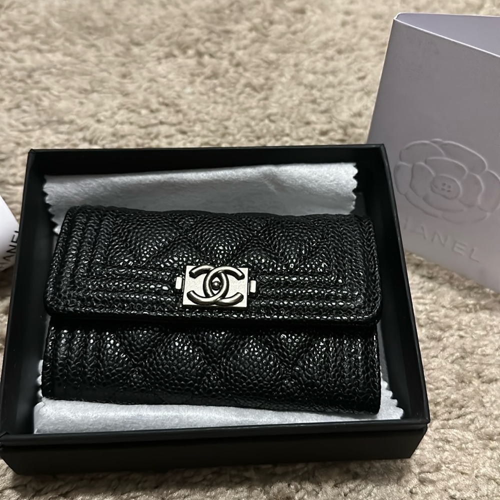 Classic flap card case🖤